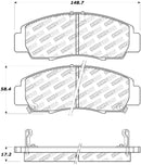 StopTech Street Select Brake Pads - Front/Rear-1