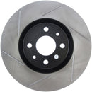 StopTech Slotted Sport Front Right Brake Rotor 12-14 Fiat 500 Abarth-1