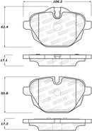StopTech Street Brake Pads - Rear-1