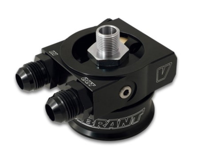 Vibrant Thermostatic Oil Cooler Sandwich Adapter w/Spacer - 0