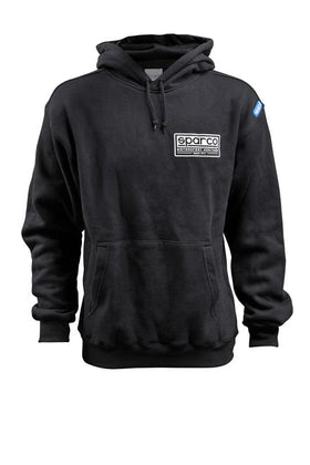 Sparco Sweatshirt Hooded Heritage Blk Me - 0