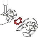 SPC Performance 99-05 VW Golf/Jetta/00-06 Audi TT Nylon Toe Shim (0.38deg.)-2