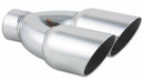 Vibrant Dual 3.5in Round SS Exhaust Tip (Single Wall Angle Cut)-1