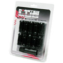 Wheel Mate Monster Open End Lug Nut Set of 20 - Black 14x1.50-1