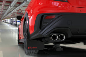 Rally Armor 22-26 Subaru WRX Black UR Mud Flap Altered Font Red Logo - 0