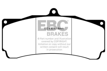 EBC Brakes Bluestuff Street and Track Day Brake Pads - 0