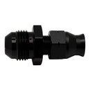 DeatschWerks 8AN Male Flare to 5/16in Hardline Compression Adapter - Anodized Matte Black-1