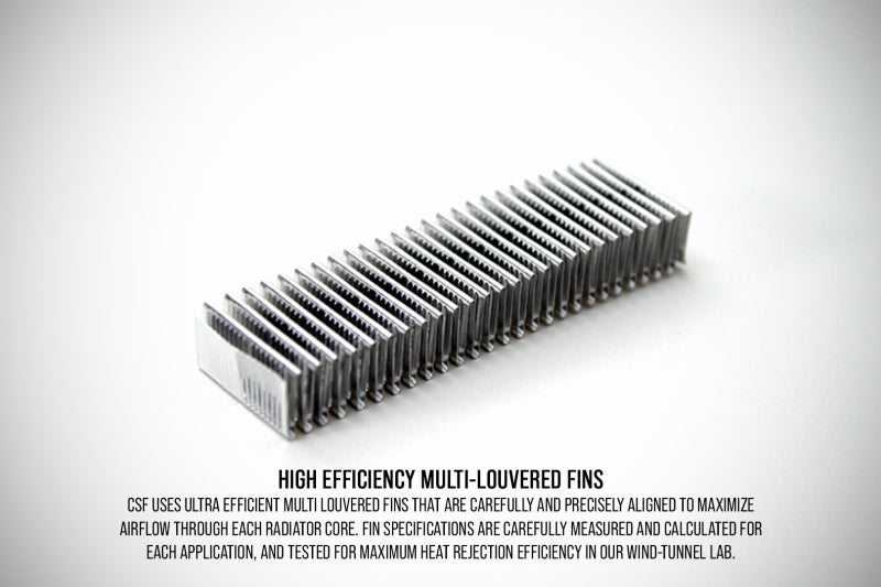 CSF 88-90 Jeep Cherokee 4.0L Heavy Duty 3 Row All Metal Radiator - 0
