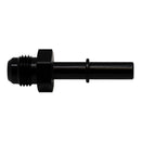 DeatschWerks 6AN Male Flare to 5/16in Male EFI Quick Connect Adapter - Anodized Matte Black-1