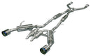HKS Infiniti Q50 Hybrid VQ37 Dual Hi-Power Titanium Tip Catback Exhaust-2