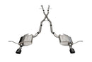 Corsa 11-21 Jeep Grand Cherokee Xtreme 2.5in Cat-Back Dual Rear Exit w/ Single 4.5in Black PVD Tips-1