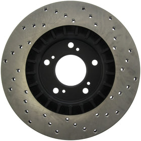 StopTech 00-09 Honda S2000 Front Drilled Right Rotor - 0