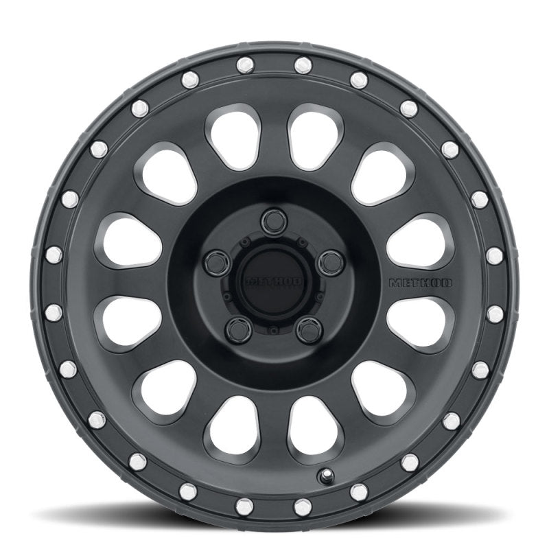 Method MR315 17x8.5 0mm Offset 5x5 71.5mm CB Matte Black Wheel - 0