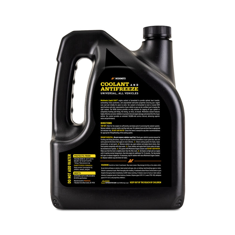 Mishimoto Liquid Chill EG Coolant, Universal, Yellow - 0