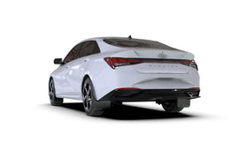 Rally Armor 21-23 Hyundai Elantra Black UR Mud Flap w/White Logo - 0