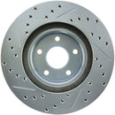 StopTech Select Sport 13-15 Subaru BRZ Slotted / Drilled Left Front Rotor-2
