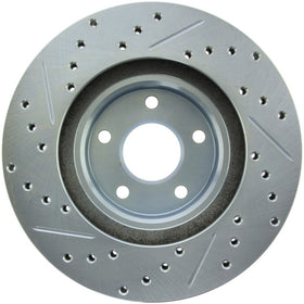 StopTech Select Sport 13-15 Subaru BRZ Slotted / Drilled Left Front Rotor - 0