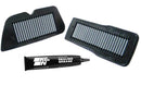 K&N 87-09 Suzuki VS1400 Intruder Air Filter (2 Per Box)-1