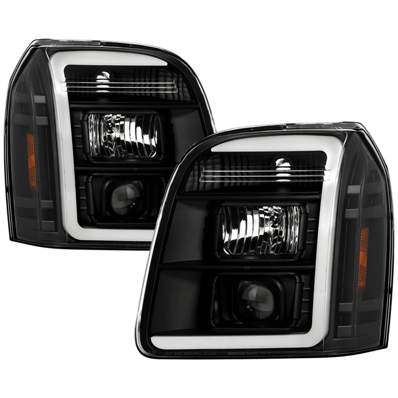 Spyder GMC Yukon 07-14/Denali 07-14 /XL 07-14 V2 Projector Headlights - Black PRO-YD-GY07V2SI-BK - 0