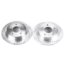 Power Stop 94-98 Nissan 240SX Rear Evolution Drilled & Slotted Rotors - Pair-1