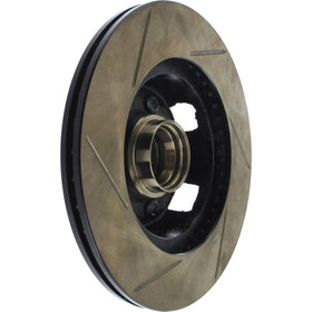 StopTech 64-67 Ford Mustang Cryo Slotted Front Left Sport Brake Rotor - 0