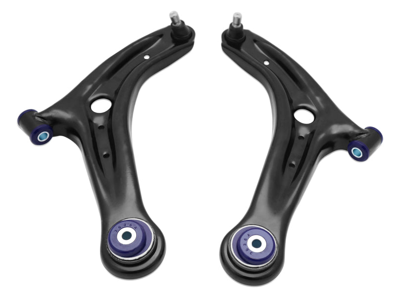 Superpro 13-17 Ford Fiesta Complete Front Lower Control Arm Kit (Caster Increase) - 0