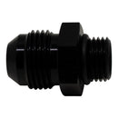 DeatschWerks 6AN ORB Male to 8AN Male Flare Adapter (Incl O-Ring) - Anodized Matte Black-2