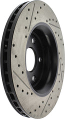 StopTech 11-12 Dodge Durango Sport Drilled & Slotted Front Passenger-Side Brake Rotor-3