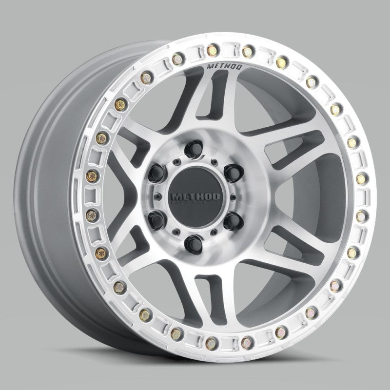 Method MR106 Beadlock 17x9 -44mm Offset 5x5 71.5mm CB Machined/Clear Coat w/BH-H24125 Wheel - 0