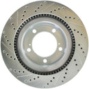 StopTech Select Sport 07-17 Toyota Tundra Sport Slotted & Drilled Front Left Rotor-2
