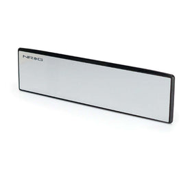 NRG 270mm Wide Panorama Clip-on Rearview Mirror - Flat w/ White Tint - 0