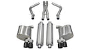 Corsa 2011-2014 Dodge Charger R/T 5.7L V8 Black Xtreme Cat-Back Exhaust-1