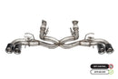 Corsa 2020-2025 Chevrolet Corvette C8 RWD 3in Delete 4 Valve Cat-Back w/NPP w/4.5in CF Polished Tips-1