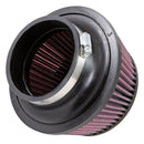 K&N Universal Round Clamp-On Air Filter 3in Flange ID x 6in Base OD x 4.625in Top OD x 3in Height-3