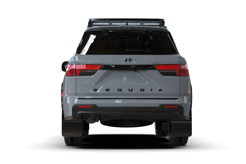 Rally Armor 23-24 Toyota Sequoia Black UR Mud Flap Grey Logo - 0