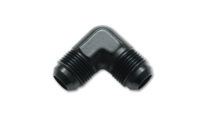 Vibrant -3AN 90deg Flare Union Fitting - Aluminum - 0