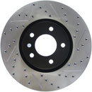 StopTech 07-09 Mazda 3 Left Front Slotted & Drilled Rotors-1