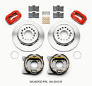 Wilwood Forged Dynalite P/S Park Brake Kit Red 12 Bolt 2.75in offset Staggered Shock-2