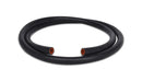 Vibrant 1/4in (6mm) I.D. x 20 ft. Silicon Heater Hose reinforced - Black-2
