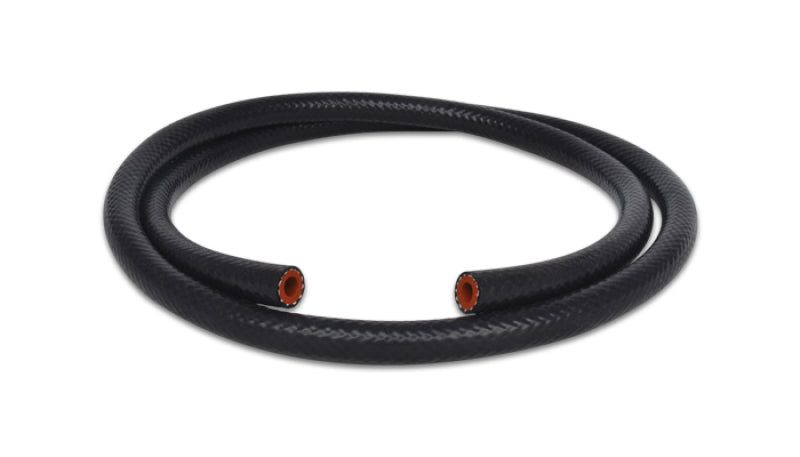 Vibrant 1-1/4in (32mm) I.D. x 5 ft. Silicon Heater Hose reinforced - Black - 0