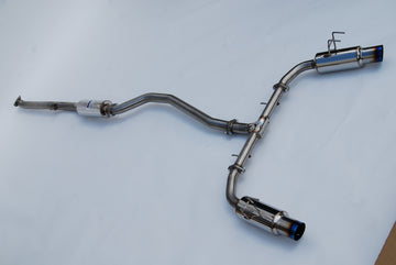 Invidia 2022+ Honda Civic Si (1.5T) 70mm N1 Cat Back Exhaust - Burnt Titanium Tips - 0