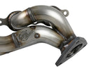 aFe Twisted Steel 1-3/4in 304SS Shorty Headers 2019 GM Silverado / Sierra 1500 V8-5.3L/6.2L-3