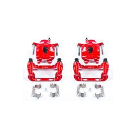 Power Stop 05-10 Scion tC Front Red Calipers w/Brackets - Pair - 0