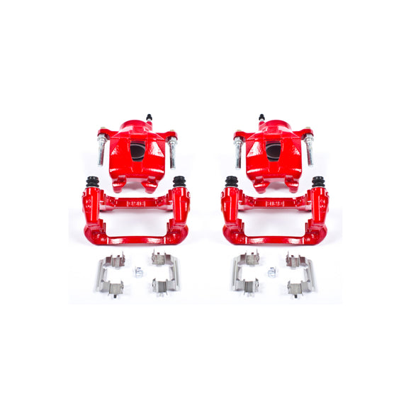 Power Stop 05-10 Scion tC Front Red Calipers w/Brackets - Pair