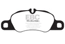 EBC 09-12 Porsche 911 (997) (Cast Iron Rotor only) 3.6 Carrera 2 Redstuff Front Brake Pads-1