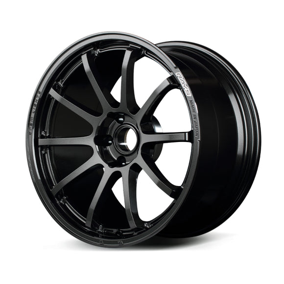 Gram Lights 57NR 18x9.5 +22 5x114.3 Glass Black Wheel