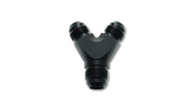 Vibrant -8AN x -6AN x -6AN Y-Adapter Fitting - Aluminum - 0