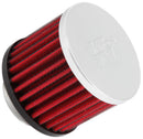 K&N 1.375 inch ID 3 inch OD 2.5 inch H Clamp On Crankcase Vent Filter-3