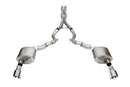 Corsa 24+ Ford Mustang GT Conv. Xtreme CatBack Ex. Sys. 3.0in Dual Rear Exit w/4.5in Pro Series Tip-1