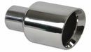 Vibrant 3.5in Round SS Exhaust Tip (Double Wall Angle Cut Beveled Outlet)-1